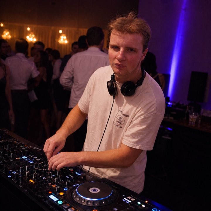 DJ Musha DJing a party